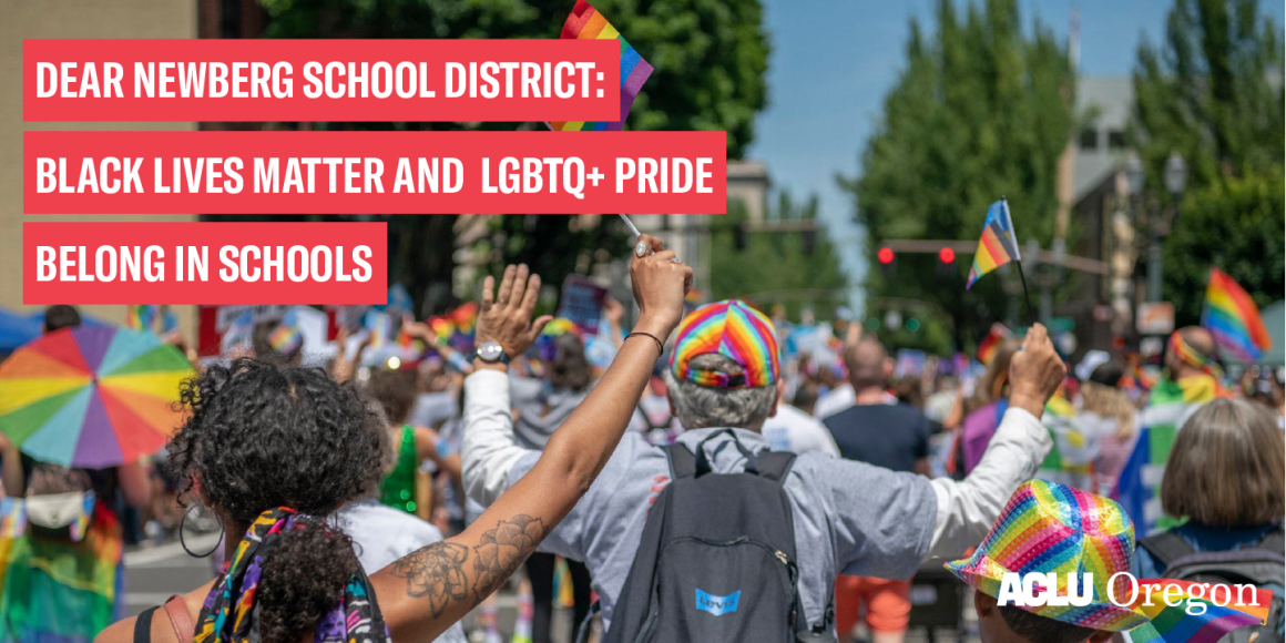 BLM and Pride Belong In Schools